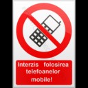 indicatoare interzis folosirea telefoanelor mobile