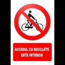 indicatoare pentru interzicerea biciclisti