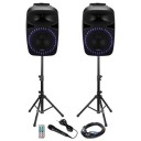 Sistem audio Ibiza Sound PKG15A-SET,2X250W