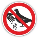 Semne interzis hranirea pasarilor